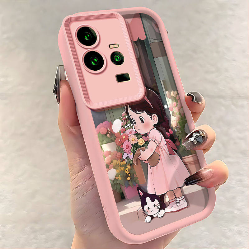 iQOO11硅胶全包防摔手机壳卡通