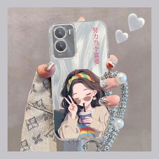 适用vivoy35手机壳V2230A新款 vivoy35m软硅胶vovoy保护套vivov丫voviy全包viv0voy防摔viovy潮女vivi卡通动漫