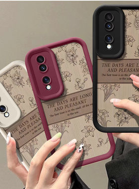 适用华为荣耀70手机壳FNE-AN00新款70pro硅胶SDY-AN00软套honor70pro+全包HPB-AN00防摔七十潮女七零por复古