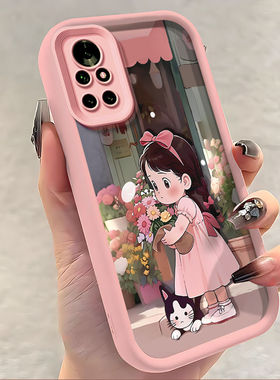 适用华为nova8手机壳ang-an00新款nove8pro硅胶brq-an00软套novo8se全包jsc-an00防摔nava卡通note可爱navo女