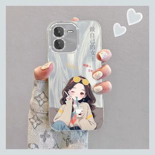 适用IQOOZ9X手机壳V2353A新款 vivoiqooz9x软硅胶vivo保护套iqoo全包边iq00防摔vivoz爱酷iqz网红潮女卡通动漫