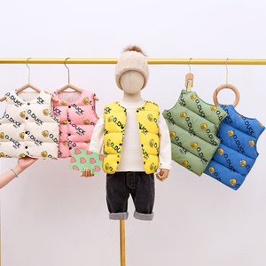 小黄鸭班纳羽绒棉马甲