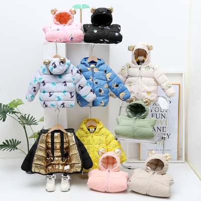 【A类品质 黑金棉服】儿童羽绒棉服男女童黑金棉衣小童加厚外套