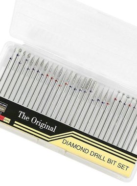30pcs/set Diamond Tungsten Nail Drill Bits Set Rotate Millin