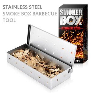 Smoker Box BBQ Smoker Box Wood Chip For Indoor Outdoor Charc
