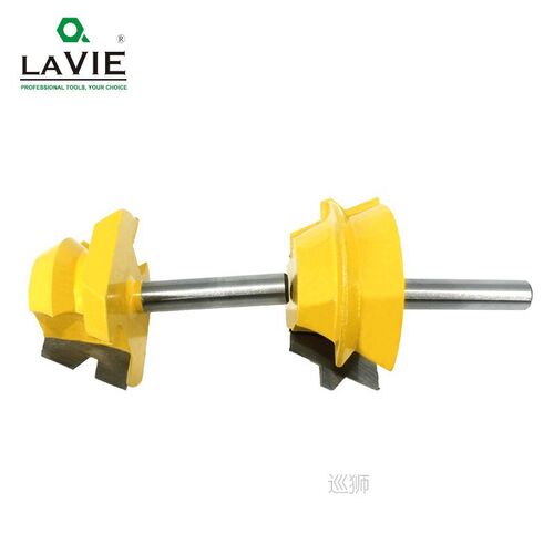 2pcs 8mm Shank Lock Miter Tenon Router Bits 22.5 Degree Glue