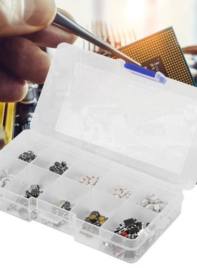 250 Pcs Tactile Switch 10 Types Momentary Push Button Touch