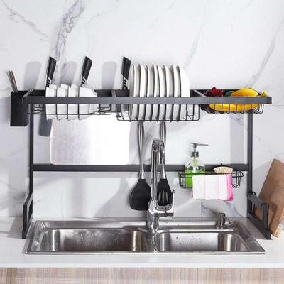 85cm Kitchen Organizer Dishes Holder Drain Rack Kitchen Sink