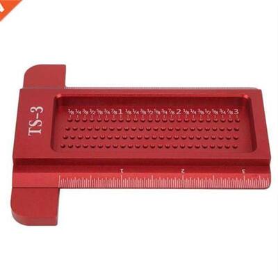 T Type Ruler Hole Scriber Line Scribing Woodworking Carpente