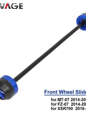 Front Rear Wheel Axle Fork Crash Slider For YAMAHA MT-07 FZ-