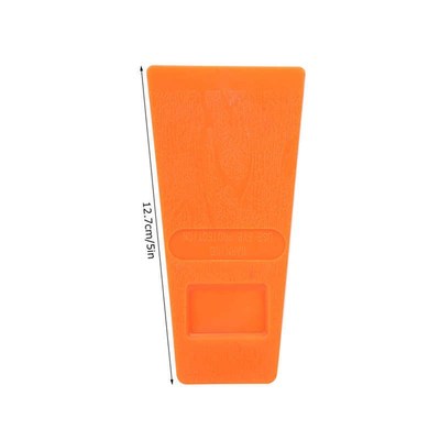 5in Orange Felling Wedge Logging Tree Cutting Wedge with Gui