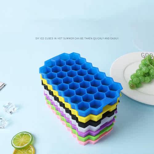 37 Cavity Ice Cube Tray Honeycomb Ice Cube Maker Mold With L