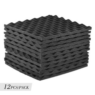 12 Pack Studio Acoustic Foams Panels Sound Insulation Foam 3