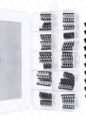 50Pcs IC Chip kit 74ls00 74ls04 74ls08 74ls32 74ls48 74ls73