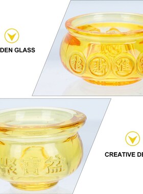 1Pc Temple Offering Home Household Use Desktop Golden