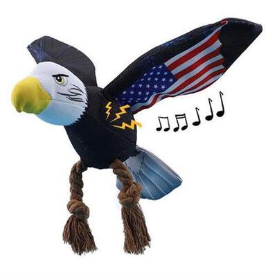 Eagle Pet Toy Plush Cotton Rope Relieve Boredom Puppy Chew