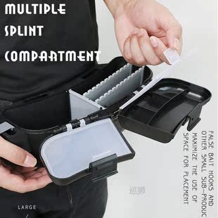 D.O.T Portable Carp Fishing Tackle Box Fishing Lure Box Fish