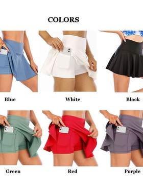 Summer Short Pants Women Sports Tennis Skirt Nude Skin-Frien