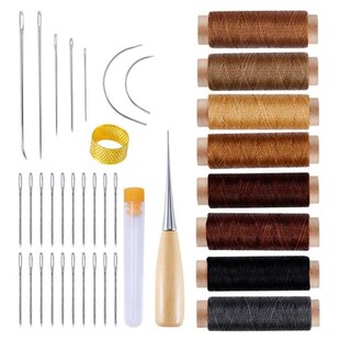 38Pcs Tools 适用于 Leather Repair Craft Sewing DIY Hand Stit