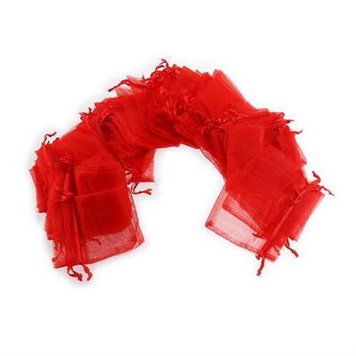 7 *9cm Candy Bags Clear Goodie Bags Organza Bags Organza