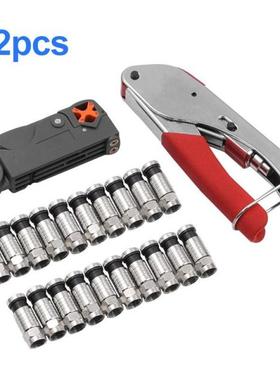 Multitool Wire Stripping Squeezing Pliers Coaxial Cable Cold