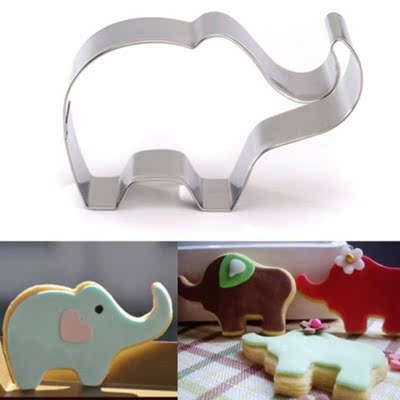 Animal Elephant Shape Biscuit Cookie Cutters Cake Decorating