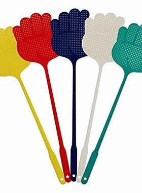 5pcs Palm Shaped Flyswatter Plastic Fly Swatters Mosquito