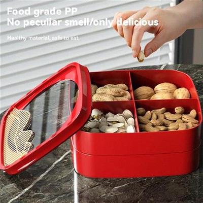 Snack Storage Box Dried Fruit Box With Lid For Snack