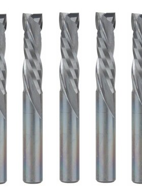 5pcs Up Down Cut 6MM AAA Solid Carbide CNC Router Endmill Co