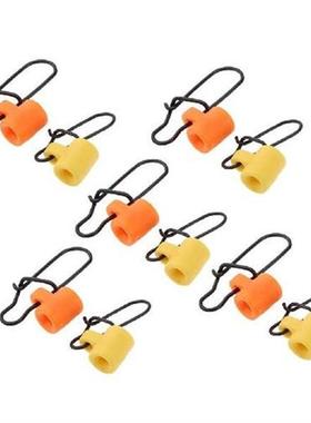10pcs Fishing Line Sinker Slide with Safety Snap