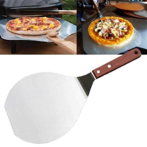 Non Stick Pizza Peel Spatula Round Cake Shovel Cheese Cutter