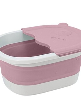 U50A Plastic Foldable Foot Bath Bucket Footbath Massage Wash