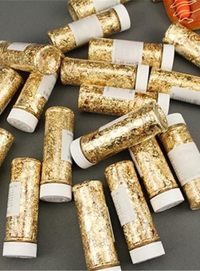 1PCS Genuine Gold Leaf Schabin Flakes 2g 24K Gold Decorative