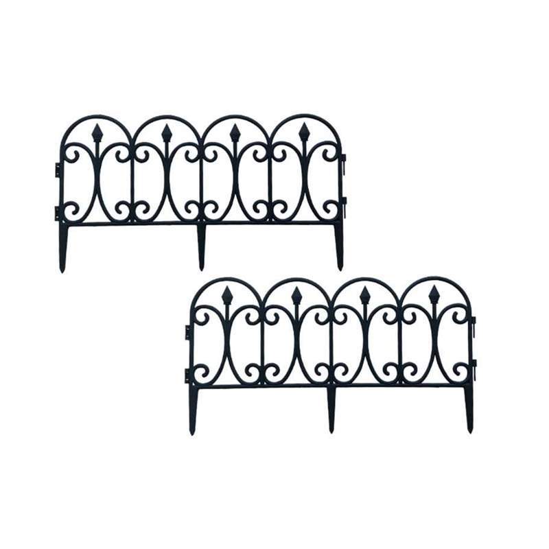 5pcs Decorative Garden Fence Outdoor Rustproof Landscape Wir