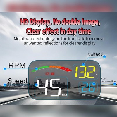 GPS HUD Head-Up Display C800 OBD HUD Auto Speedometer OBD2 F