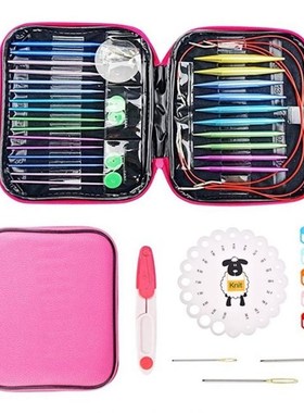 Circular Knitting Needles Set Interchangeable Crochet Needle