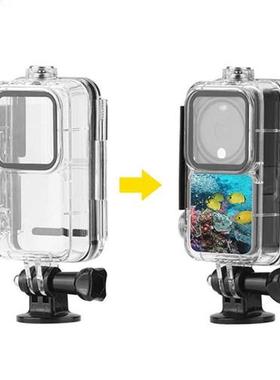 60m Waterproof Case for DJI Action 2 Transpent Protective