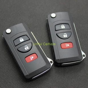 for NISSAN Livina X-Trail Gennis Tiida Sylphy 3 Buttons Uncu
