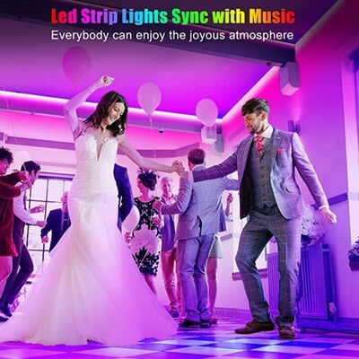 LED Strip Light Bluetooth Control Tuya Smart Luces RGB 5050/