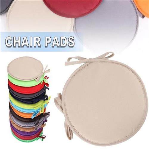 1PC Round Seat Cushion Removable Chair Seat Cover With Ties