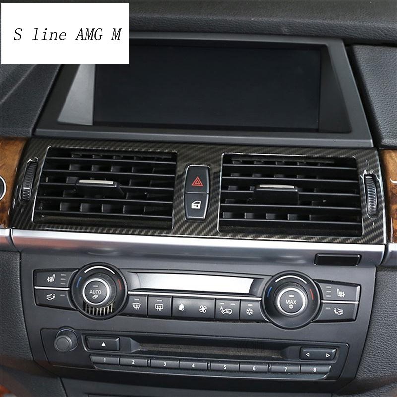 Carbon Fiber For BMW E70 E71 E72 X5 X6 SAV Interior Air Cond