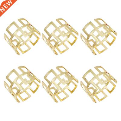 Napkin Holder Metal Buckles Delicate Serviette Buckle Decor