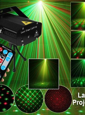 R&B DJ Disco LED Light Mini Laser Projector Stage Lighti
