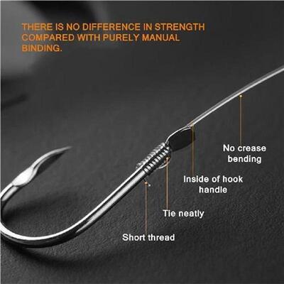 Knot Machine Hook Tier Fishing Supplies Fine Workmanship