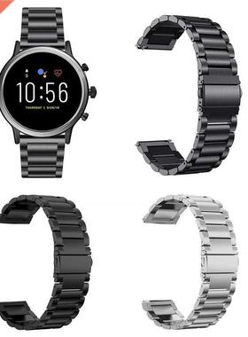 Stainless Steel Watchstrap For Fossil Gen 5 Band Replacement