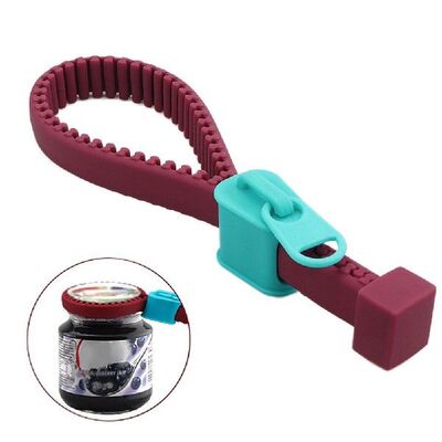 Multi Functions Silicone Bottle Opener Zipper Opener Screw