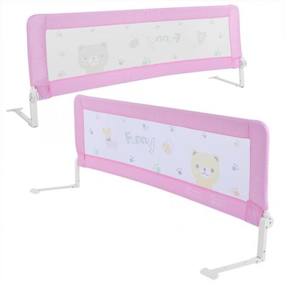 180/150cm Baby Bed Fence Safety Gate Babe Barrier For Beds