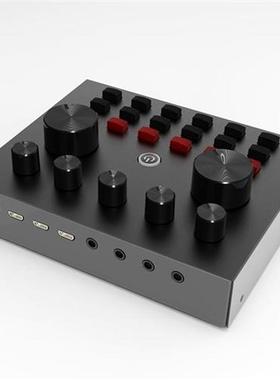 Sound Card Audio External USB for Headset Microphone Live Br