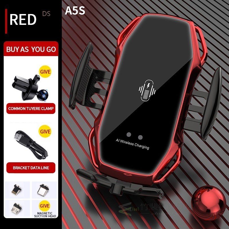 Smart Car 10W Magnetic Qi Wireless Charger Bracket A5S Infra