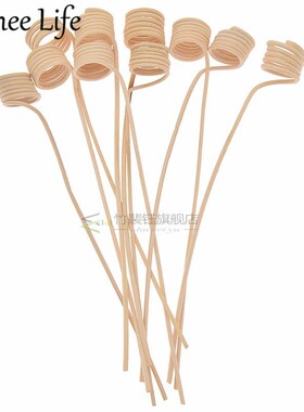 10pcs Reed Diffuser Replacet  Wood Rattan Reeds Through Flow